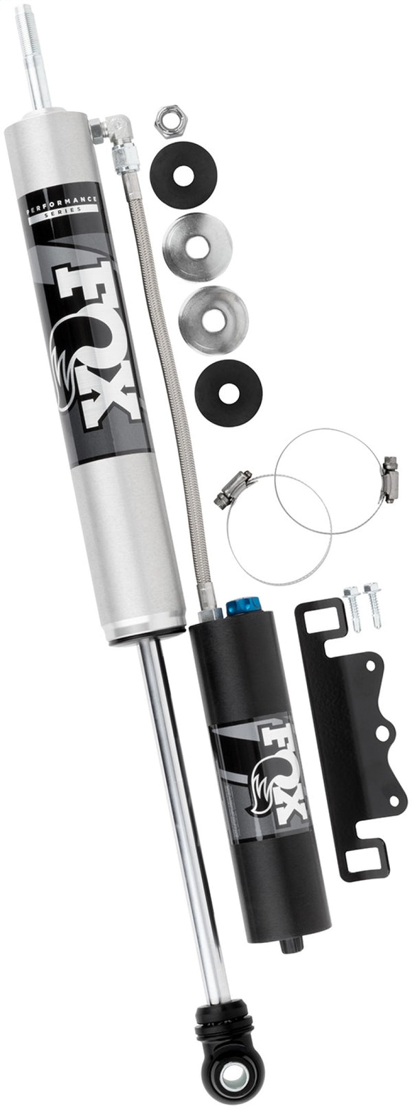 FOX 2005+ Ford Super Duty 2.0 Performance Series Front Shock - 9.6in Smooth Body Remote Reservoir