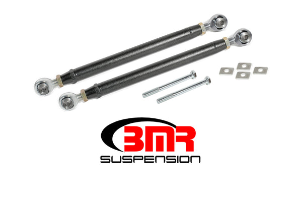 BMR Suspension 2016-2017 6th Gen Camaro Adjustable Rear Toe Rods - Black Hammertone