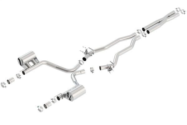 Borla Cat-Back Exhaust for 2015-2016 Dodge Charger SRT 392 6.4L - ATAK with MDS Valves
