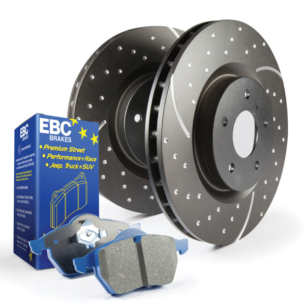 EBC S6 Bluestuff Brake Pads & GD Rotors Kit