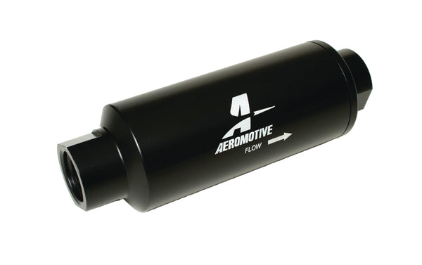 Aeromotive AN-12 Marine Fuel Filter 100 Micron Cleanable Stainless Element (ORB-12 Ports)
