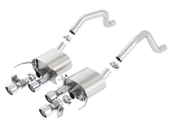 Borla Catback Exhaust System for 2015 Chevy Corvette C7 Z06 6.2L NPP ATAK - Quad Rear Exit