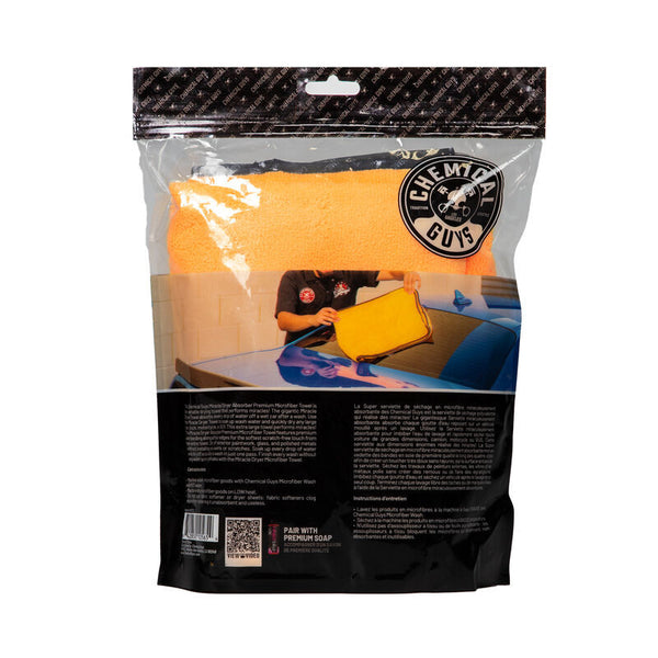 Chemical Guys Miracle Dryer Microfiber Towel - 36" x 25"
