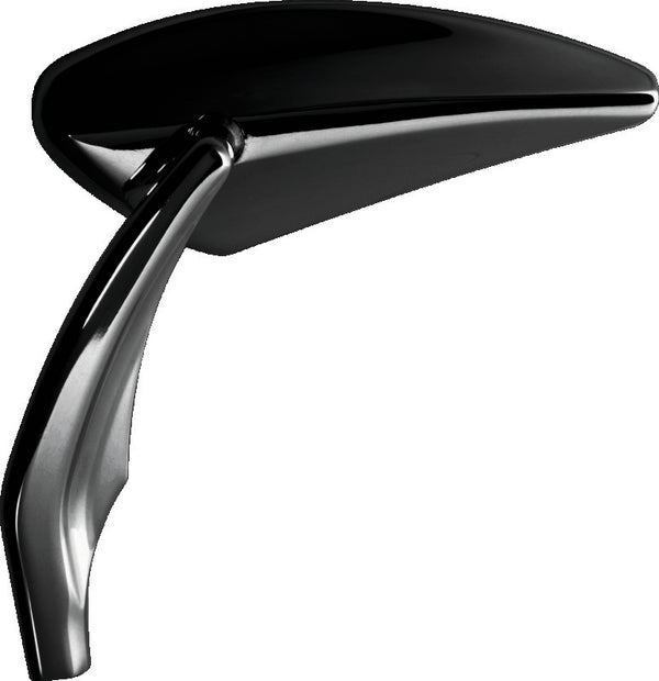 Performance Machine Mirror Assy Left Torque - Black Ano