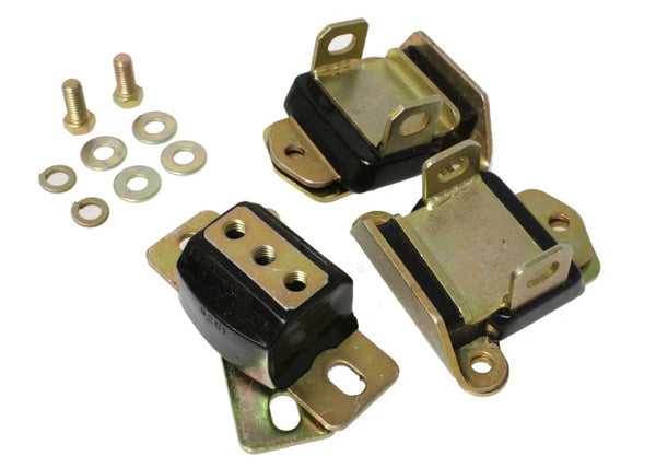 Energy Suspension 67-72 Camaro, 64-72 Chevelle, 63-82 Corvette Engine & Trans Mount Set - Black Zinc