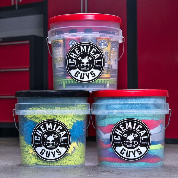 Chemical Guys Heavy Duty Ultra Clear Detailing Bucket - 5 Gallon
