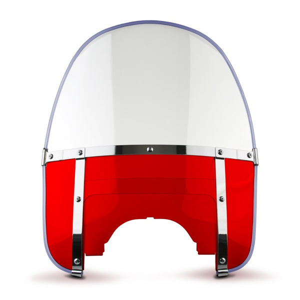 National Cycle 60-93 Harley-Davidson FLH Heavy Duty Beaded Round Bottom-Red