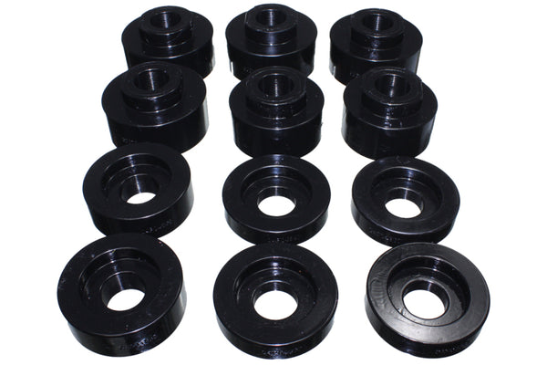 Energy Suspension Body Mount Set for 08-16 Ford F-250/F-350/F-450/F-550 Super Duty STD/Super Cab - Black