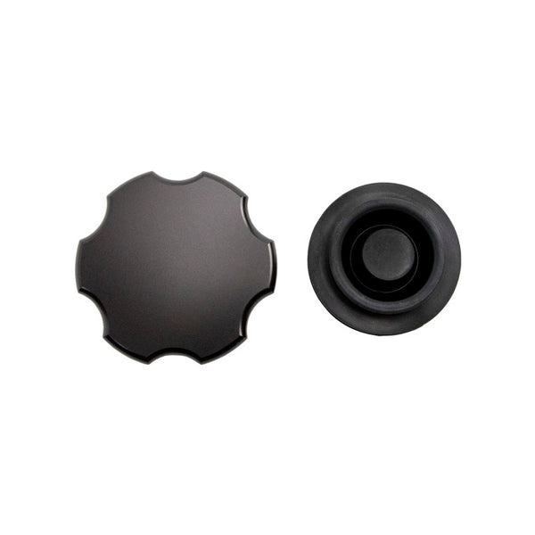Wehrli 99-24 GM 1500/2500/3500 Billet Aluminum Brake Master Cylinder Cap - Black Anodized