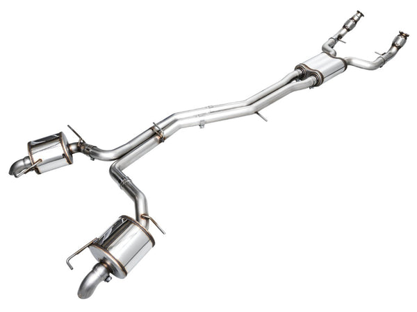 AWE Touring Edition Cat-Back Exhaust w/ Turndowns for Audi C8 A6/A7 3.0T (20192023)