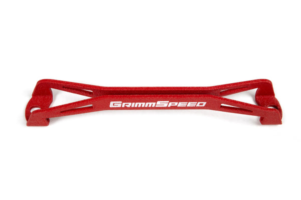 GrimmSpeed Lightweight Battery Tie Down - Red for 08-18 Subaru WRX/STI