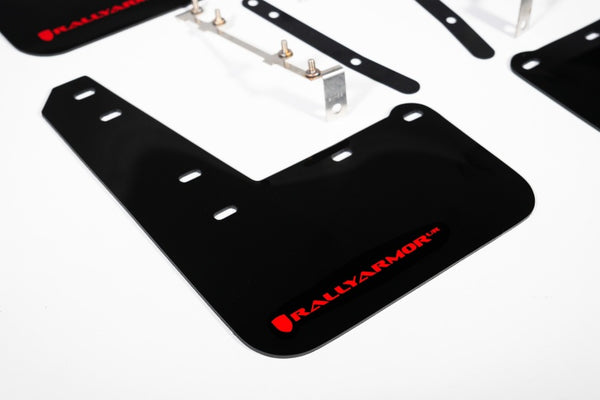 Rally Armor 23-26 Toyota GR Corolla Black UR Mud Flap w/Red Logo