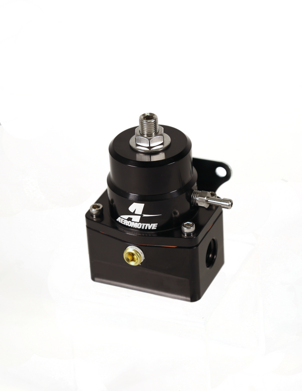 Aeromotive A1000-6 Adjustable EFI Fuel Pressure Regulator -6 AN Inlet/-6 AN Return (Black)
