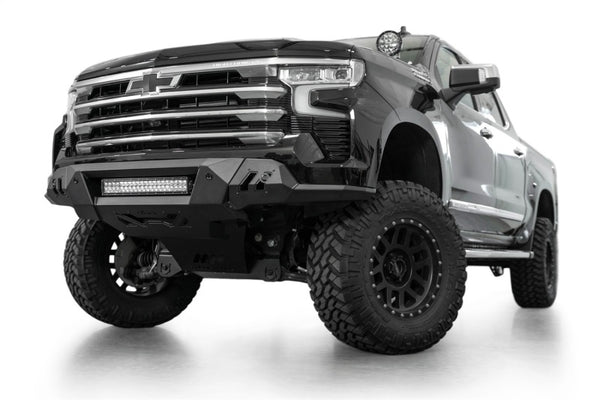 Addictive Desert Designs Black Label Front Steel Bumper for 2022+ Chevrolet Silverado 1500