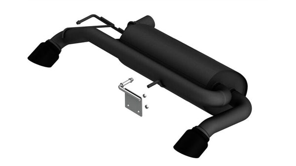 Borla Axle Back Exhaust System for 21-22 Ford Bronco 2.7L V6 4WD - Black Coated Tips