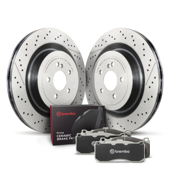 Brembo OE Rear Disc Brake Kit - High Carbon Cast Iron