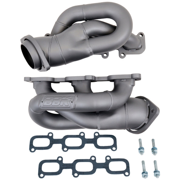 BBK Shorty Tuned Length Headers 1-5/8in Titanium Ceramic for 2011-2015 Ford Mustang 3.7L V6