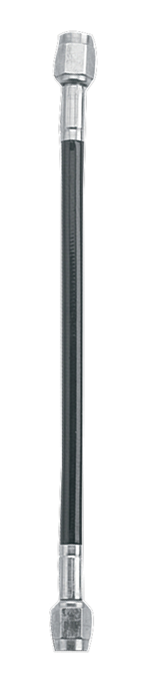 Fragola 3AN Black Covered Brake Line Assembly - Straight x Straight, 14in