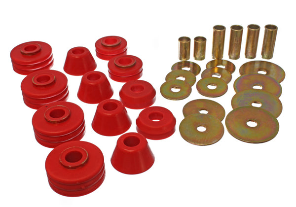 Energy Suspension Polyurethane Body Mount Set for 73-80 GM C-10/C1500 2WD