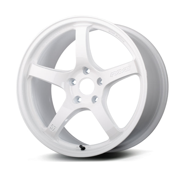 Gram Lights 57CR 17x9 +38 5x100 Ceramic White Pearl Alloy Wheel