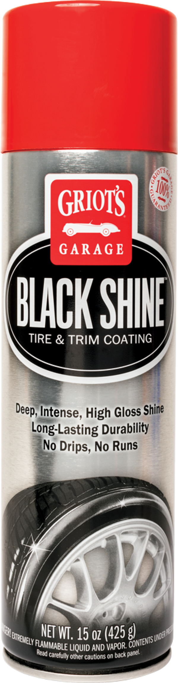 Griots Garage Black Shine Tire and Trim Coating - 15oz (Aerosol)