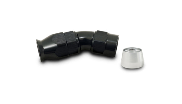 Vibrant -8AN 30 Degree Hose End Fitting for PTFE Lined Hose