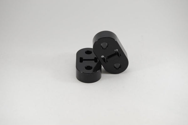 Kartboy 93-07 Subaru Impreza/WRX/WRX STi Long Exhaust Hanger - 15mm - Black