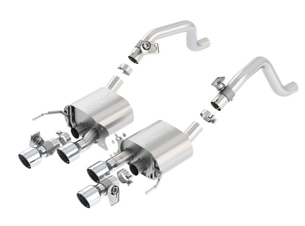 Borla Axle-Back Exhaust for 2014-2015 Chevy Corvette C7 6.2L RWD w/AFM & NPP