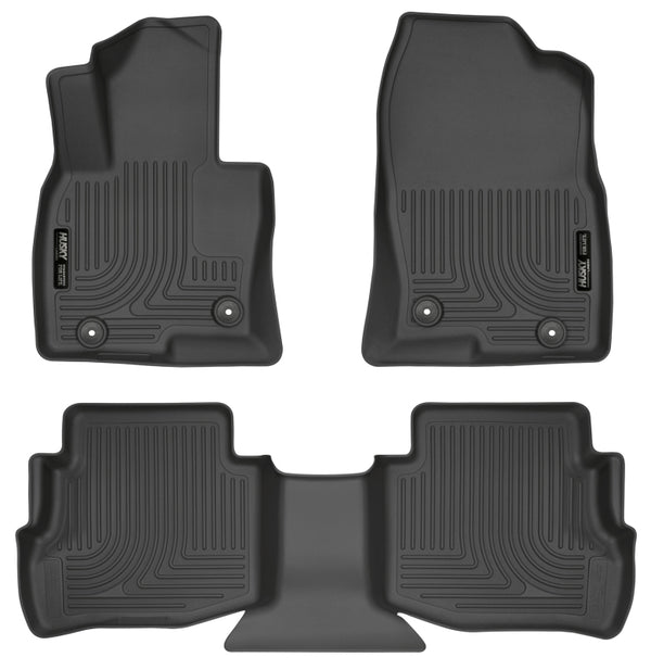 Husky Liners WeatherBeater Floor Liner for 2017 Mazda CX-9 - Black (Front and Second Rows)
