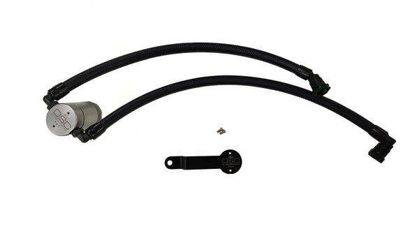J&L 19-25 Ram 1500 3.6L Oil Separator 3.0 PCV Side -Clear Anodized