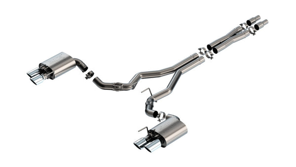 Borla Cat-Back Exhaust System for 2024 Ford Mustang GT 5.0L V8 with Active Exhaust ATAK