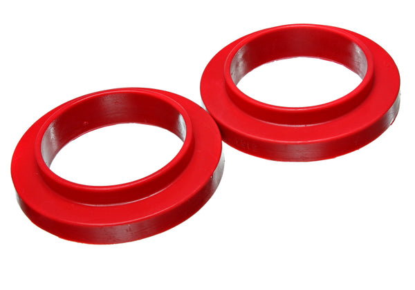 Energy Suspension Universal Red Coil Spring Isolators - 3 3/4in ID, 25 7/16in OD, 3/4in H (Set of 2)