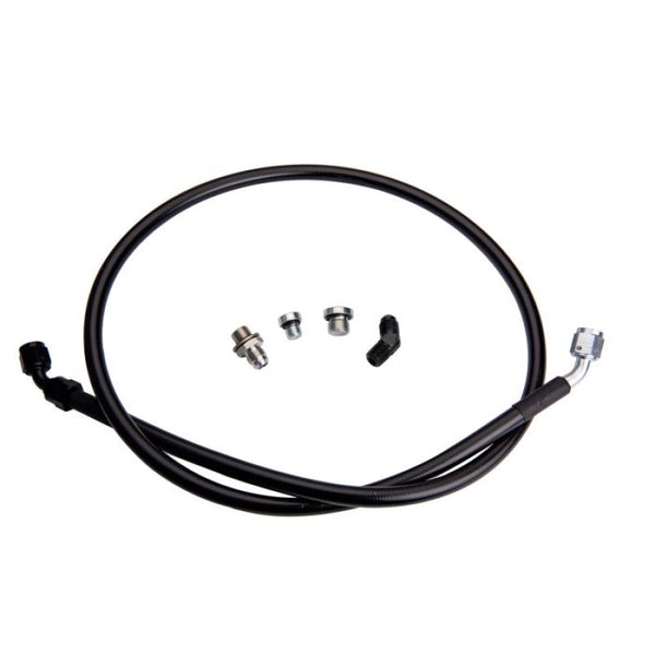 Fleece Performance Duramax Remote Turbo Oil Feed Line Kit (2001-2016, 1/4 NPT Inlet)
