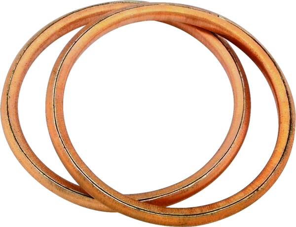 Bikers Choice Round Copper Exhaust Gaskets - Harley-Davidson Shovelhead 1966-1984