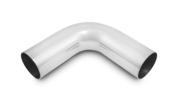 Vibrant 1in O.D. Universal Aluminum Tubing (90 Degree Bend) - Polished
