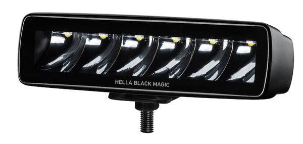 Hella Black Magic 6 LED Mini Light Bar - Spot Beam