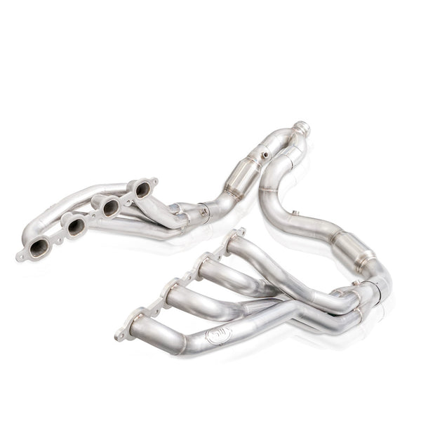 Stainless Works 2019+ Chevrolet Silverado 5.3L Catted Headers 1-7/8in Primaries 3in Leads Y-Pipe