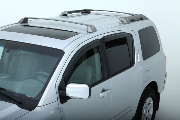 AVS Ventvisor Window Deflectors for Nissan Armada 2004-2015 - 4pc Smoke (External Mount)