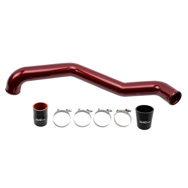 Wehrli 17-19 Chevrolet 6.6L L5P Duramax Driver Side 3in Intercooler Pipe - Gloss Black