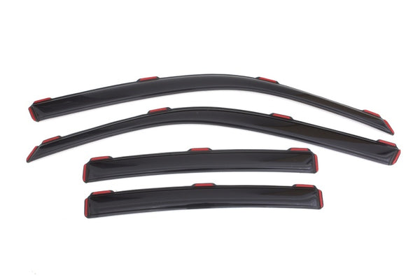 AVS In-Channel Ventvisor Window Deflectors Smoke 4pc for 2011-2018 Dodge Charger