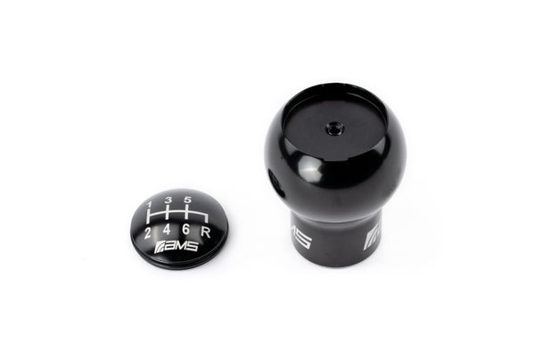 AMS Performance Billet Shift Knob for Subaru WRX/STi 6-Speed Red/Black/Gunmetal Cap