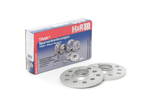 H&R Trak+ 13mm Wheel Spacer - 5/112 Bolt Pattern, 66.5mm Centre Bore, 14x1.25 - Black