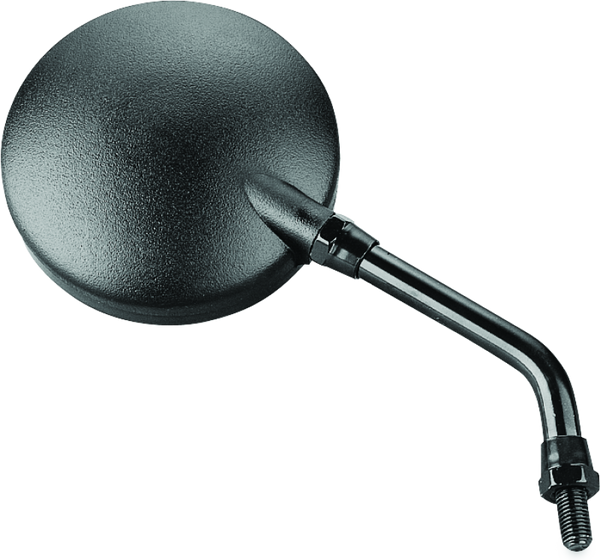 BikeMaster Round 6-Inch Stem Mirror 10mm Black (Left or Right)