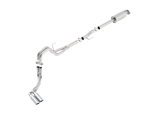 Borla Catback Exhaust - 2015-2016 Ford F-150 3.5L EcoBoost, Extended Cab, Standard Bed, Side Exit