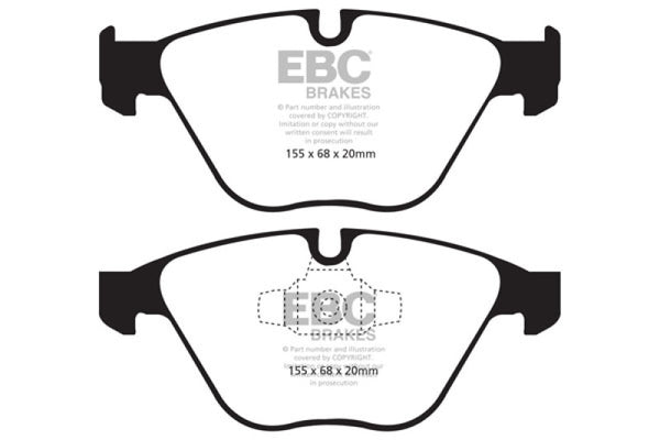 EBC Yellowstuff Front Brake Pads for 2013+ BMW X1 2.0 Turbo (28i)