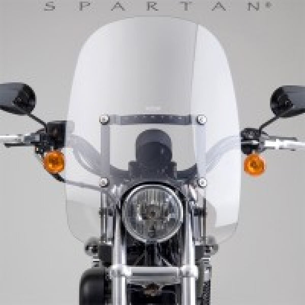 National Cycle 88-22 Harley-Davidson XL 39 mm. Spartan Windshield 19 in.-Clear