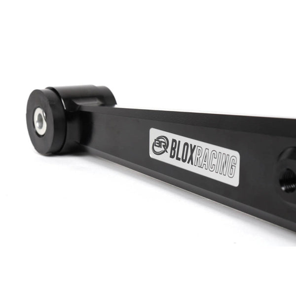 BLOX Racing V2 Billet Rear Lower Control Arms with Poly Bushings for 96-00 Honda Civic - Black