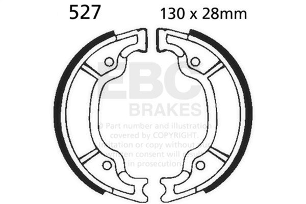 EBC 2001 Yamaha YBR 125 ED (5RR1) Front Left FA-SFA-X Brake Pads