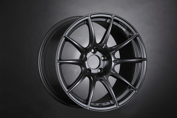 SSR GTX01 17x9 5x114.3 38mm Offset Flat Black Wheel