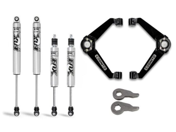 Cognito 01-13 Chevy/GMC Silverado/Sierra 2500/3500 HD 3in Leveling Kit with Fox Performance Shocks